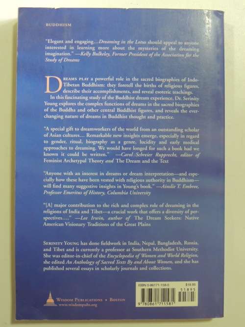Dreaming  in the Lotus - Buddhist Dream Narrative, Imagery, & Practice - Serenity Young