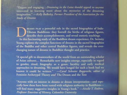 Dreaming  in the Lotus - Buddhist Dream Narrative, Imagery, & Practice - Serenity Young