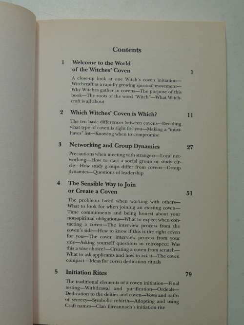 The Witch`s Coven - Finding or Forming Your Own Circle- Edin McCoy