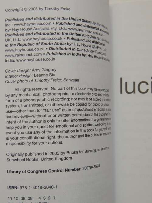 Lucid Living - Tim Freke
