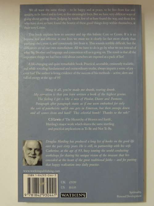 To Be and Not To Be,That is The Answer,Unique Expereinces..Tapping ..Infinite Resources - DE Harding