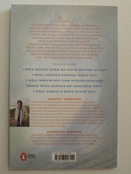 Surfer`s Code - 12 Simple Lessons for Riding Through Life - Shaun Tomson, Patrick Moser