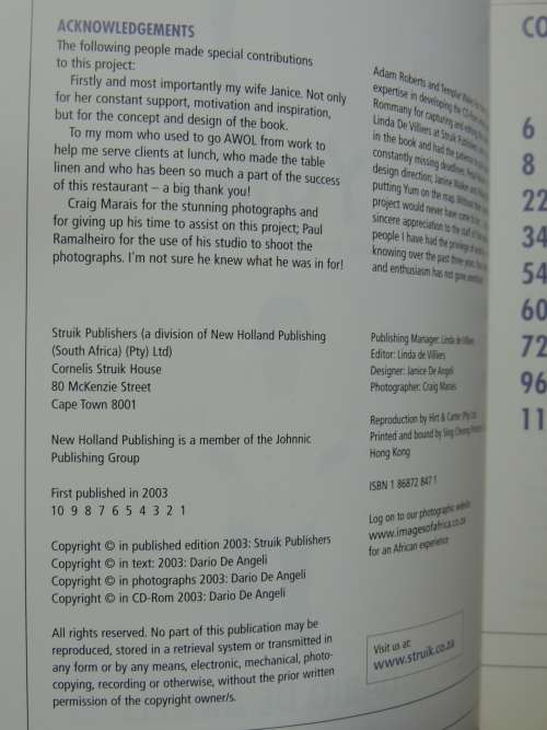 Yum - Recipes from the Kitchen of Yum - Dario de Angeli