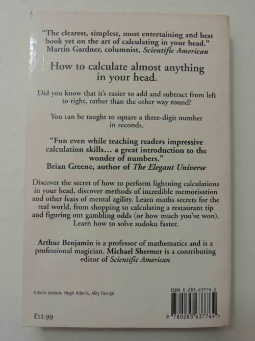 Think Like A Maths Genius - The Art Of Calculating In Your Head - Arthur Benjamin & Michael Shermer