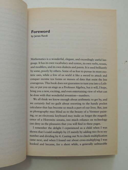 Think Like A Maths Genius - The Art Of Calculating In Your Head - Arthur Benjamin & Michael Shermer