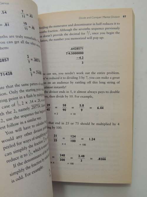 Think Like A Maths Genius - The Art Of Calculating In Your Head - Arthur Benjamin & Michael Shermer