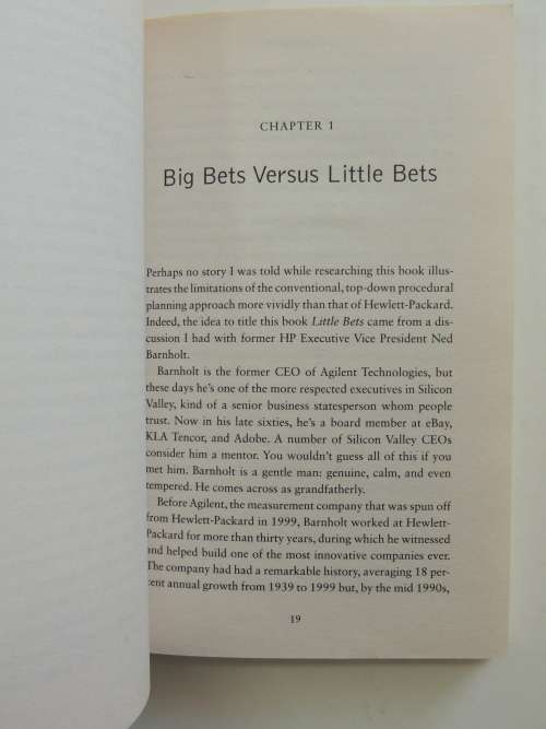 Little Bets - How Breakthrough Ideas Emerge From Small Discoveries - Peter Sims