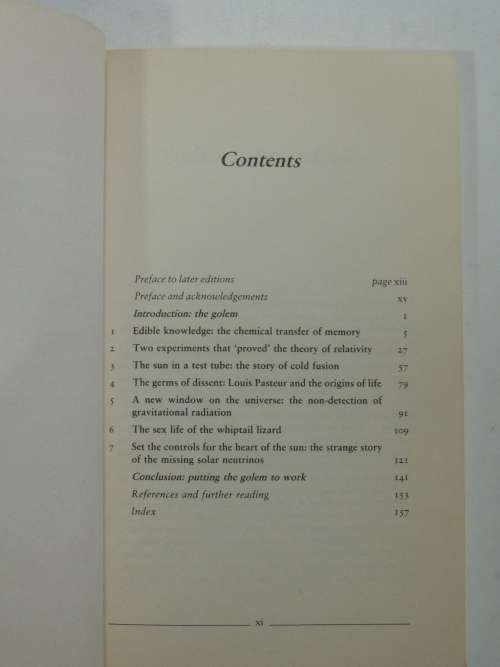 The Golem - What Everyone Should Know About Science - Harry Collins, Trevor Pinch