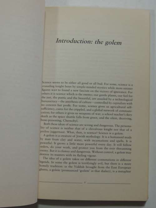 The Golem - What Everyone Should Know About Science - Harry Collins, Trevor Pinch