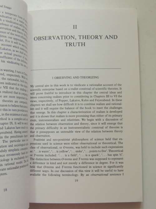 The Rationality Of Science- W.H. Newton-Smith