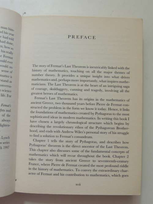 Fermat`s Last Theorem - Simon Singh