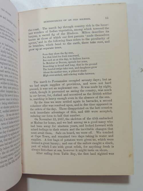 Reminiscences Of An Old Soldier With Poems - Sergeant John Menzies
