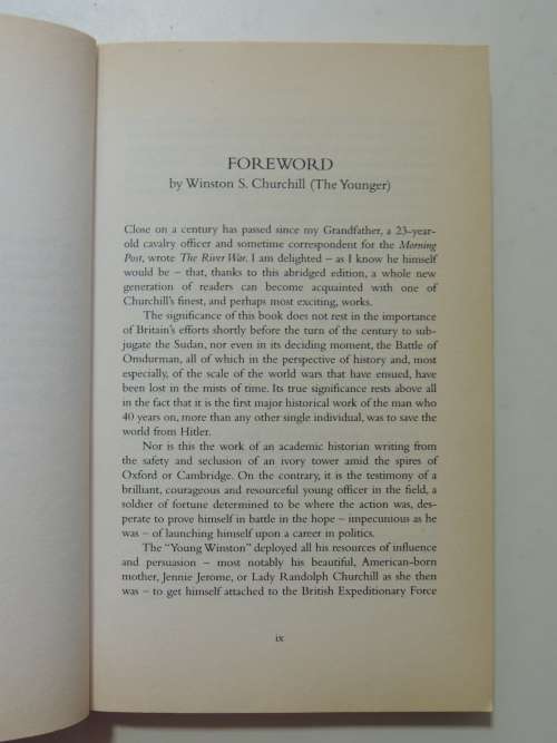 The River War - Winston S. Churchill