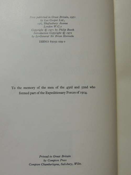 The Oxford & Buckinghamshire Light Infantry - Philip Booth
