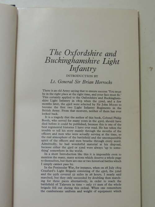 The Oxford & Buckinghamshire Light Infantry - Philip Booth