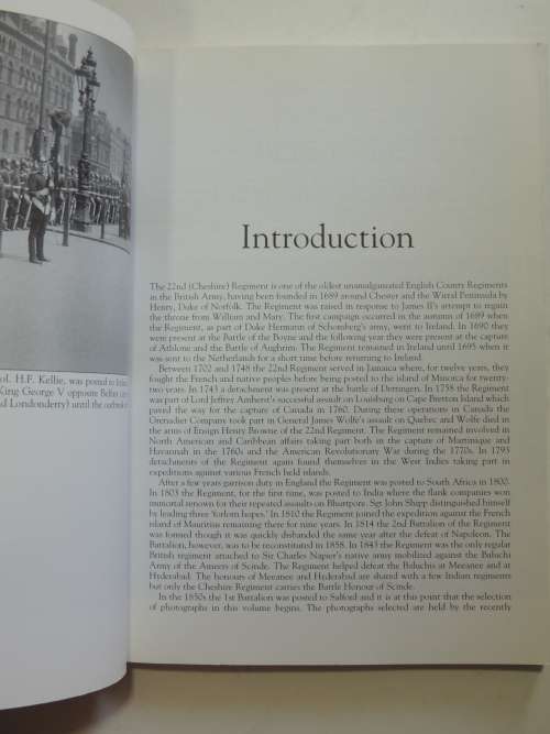 The Cheshire Regiment -  Dr. Ronald Barr