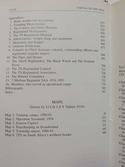 Tartan On The Veld - The Transvaal Scottish 1950 - 1993- James H. Mitchell