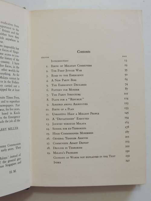 Menace In Malaya - Harry Miller