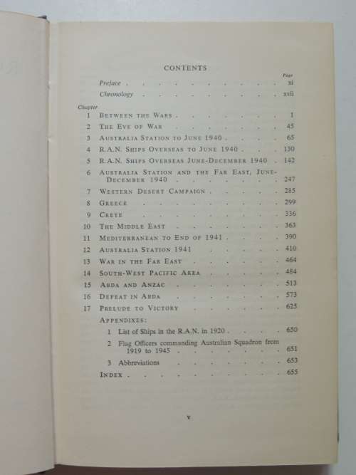 Royal Australian Navy 1939-1942 - Vol 1 (Australia In The War Of 1939 -1945) - G. Hermon Gill