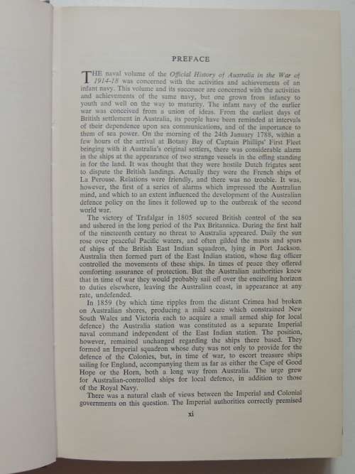 Royal Australian Navy 1939-1942 - Vol 1 (Australia In The War Of 1939 -1945) - G. Hermon Gill