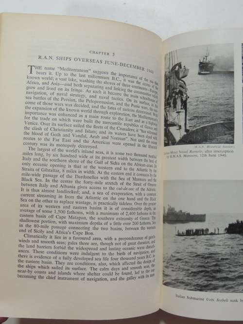 Royal Australian Navy 1939-1942 - Vol 1 (Australia In The War Of 1939 -1945) - G. Hermon Gill