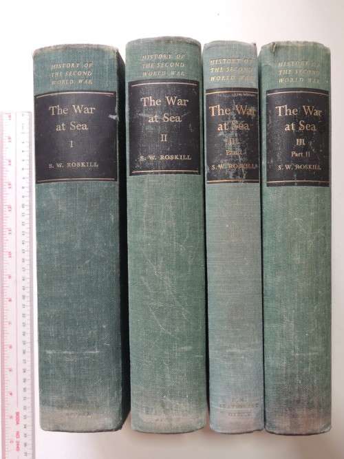 The War At Sea 1939-1945 4 Vols, History Of The 2nd WW United Kingdom Military Series- SW Roskill