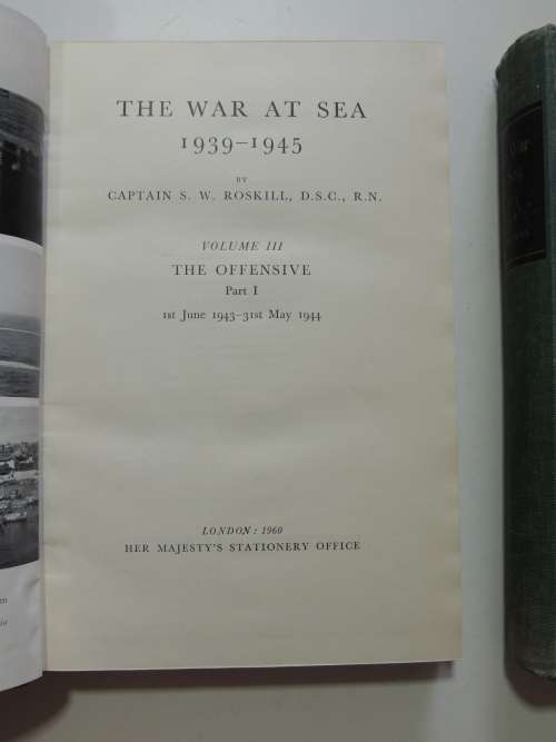 The War At Sea 1939-1945 4 Vols, History Of The 2nd WW United Kingdom Military Series- SW Roskill