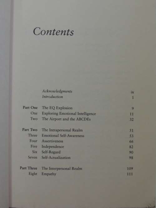 The EQ Edge, Emotionl Intelligence and your Success - Steven Stein, Howard Book
