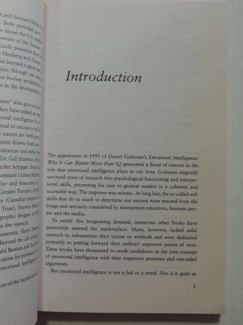 The EQ Edge, Emotionl Intelligence and your Success - Steven Stein, Howard Book