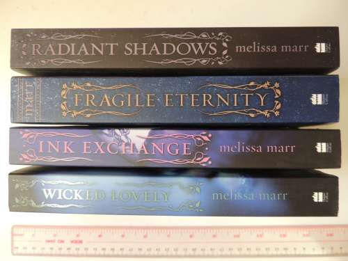 Faerie Romance Series: Wicked Lovely,Ink Exchange,Fragile Eternity,Radiant Shadows - Melissa Marr x4
