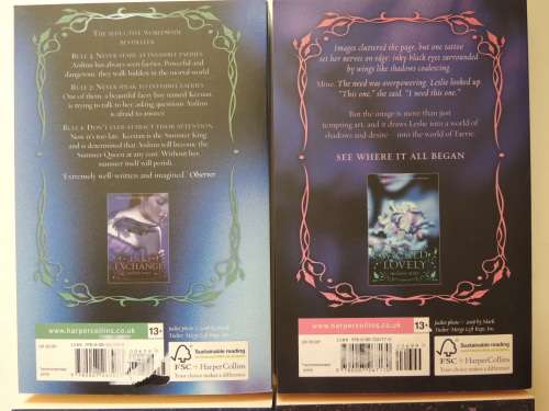 Faerie Romance Series: Wicked Lovely,Ink Exchange,Fragile Eternity,Radiant Shadows - Melissa Marr x4