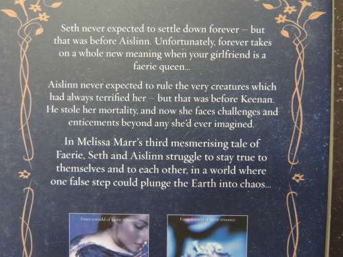 Faerie Romance Series: Wicked Lovely,Ink Exchange,Fragile Eternity,Radiant Shadows - Melissa Marr x4