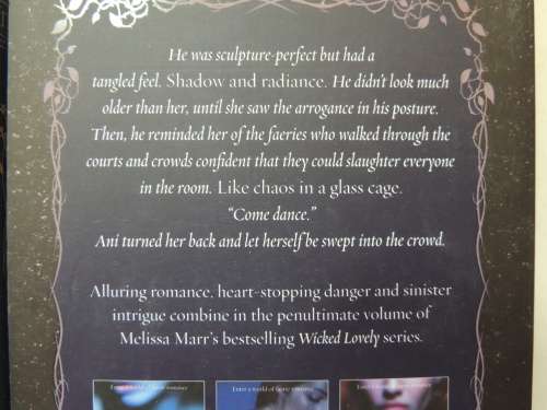 Faerie Romance Series: Wicked Lovely,Ink Exchange,Fragile Eternity,Radiant Shadows - Melissa Marr x4