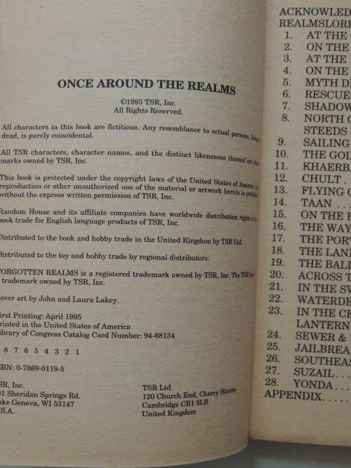 Forgotten Realms - Once Around the Realms - Brian Thomsen