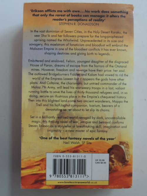 Deadhouse Gates - A Tale of the Malazan Book of the Fallen - Steven Erikson