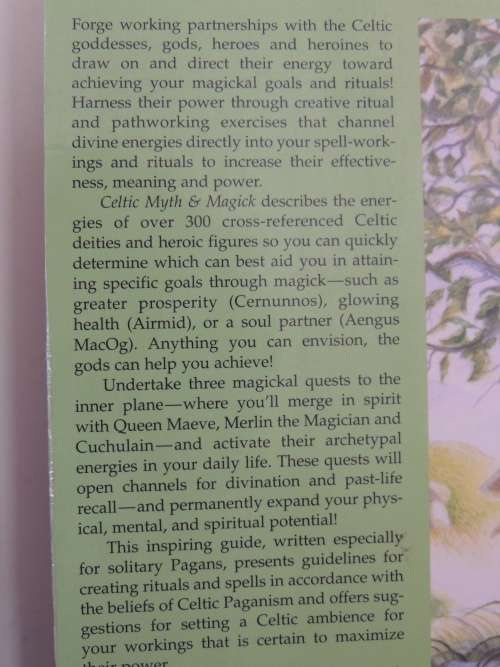 Celtic Myth And Magick - Harnessing The Power Of The Gods And Goddesses -  Edain McCoy