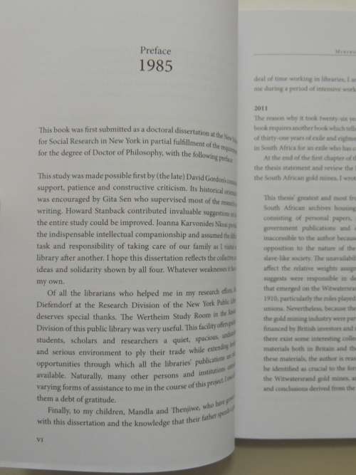 Mining Deep, the Origins of the Labour Structure in South Africa - Morley Nkosi