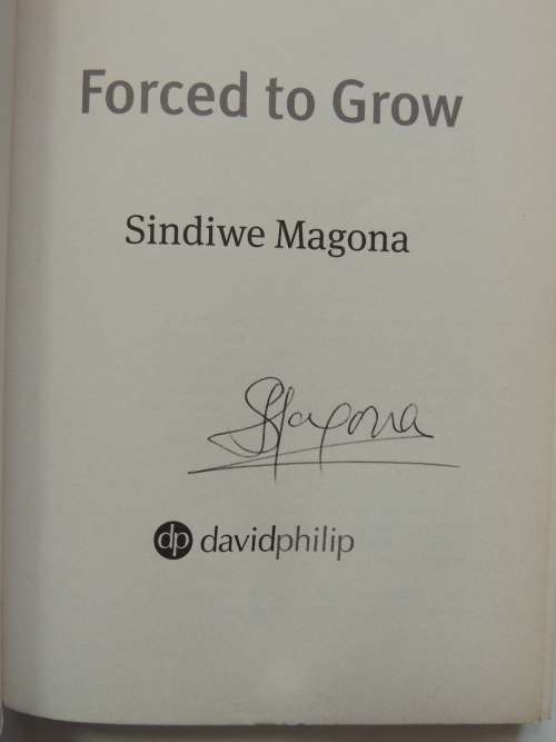 Forced to Grow - Sindiwe Magona  - SIGNED