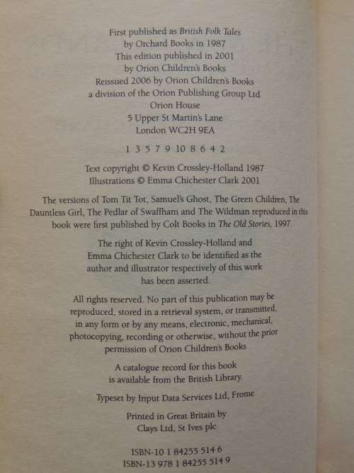The Magic Lands - Folk Tales of Britain & Ireland - Kevin Crossley-Holland
