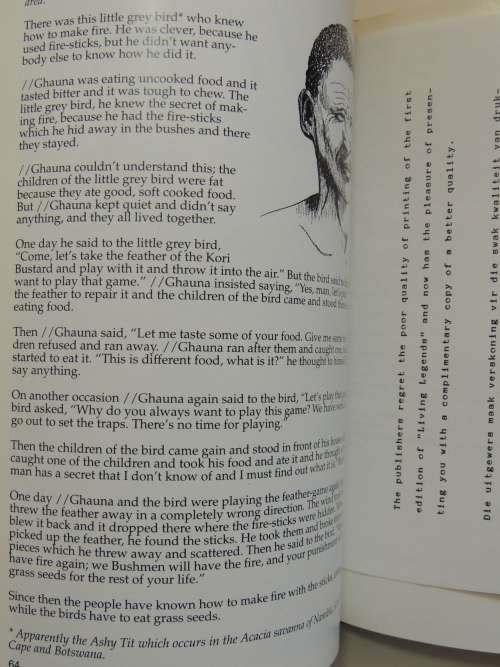 Living Legends of a Dying Culture - Bushmen Myths, Legends & Fables - Ed Coral Fourie