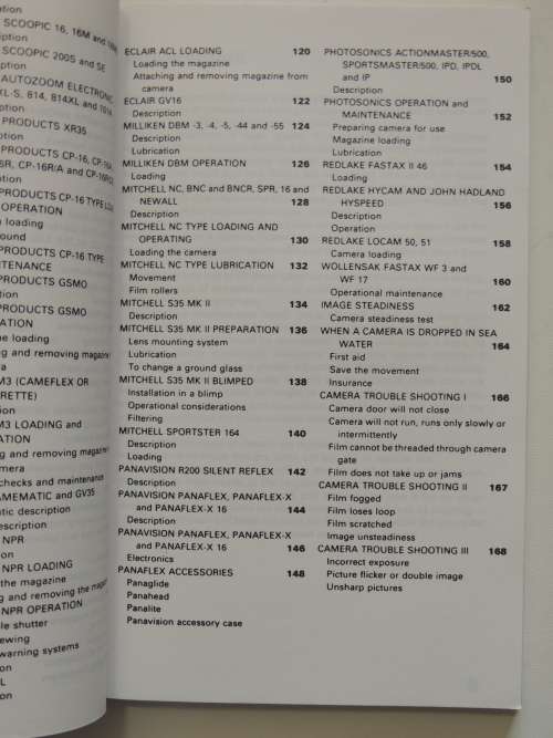 Motion Picture Camera Data - David W Samuelson - Media Manual