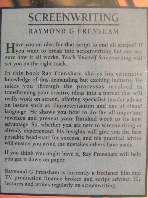 Teach Yourself Screenwriting - Raymond G Frensham