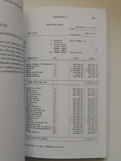 The Film Director`s Team, Practical Guide for Production Managers, Assistant Directors & All Filmmak