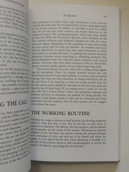 The Film Director`s Team, Practical Guide for Production Managers, Assistant Directors & All Filmmak