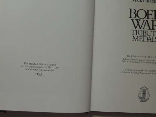 Boer War Tribute Medals - The Definitive Work of Boer War Tribute Medals - M.G. Hibbard