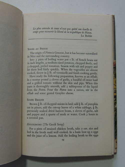 A Book of Mediterranean Food - Elizabeth David 5th Impression 1952