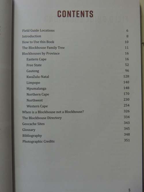 Anglo-Boer War Blockhouses - A Field Guide- Simon C Green