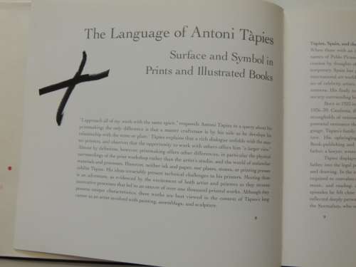Antoni Tapies in Print - Deborah Wye
