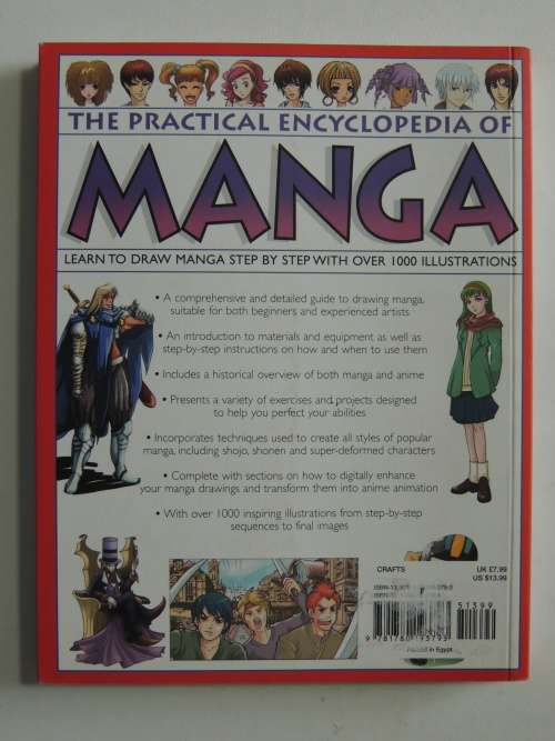 The Practical Encyclopedia of Manga, Learn to draw Manga Step by Step - Tim Seelig,Yishan Li, RN