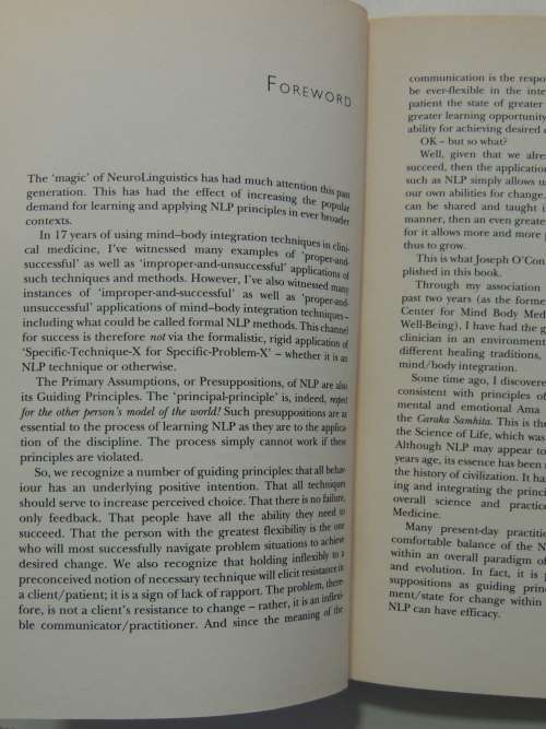 NLP Neuro-Linguistic Pragramming and Health - Ian McDermott, Joseph O`Connor